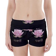 Namaste - Lotus Boyleg Bikini Wrap Bottoms by Valentinaart