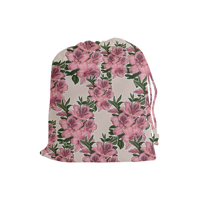 Orchid Drawstring Pouches (Large) 