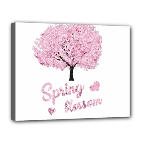 Spring Blossom  Canvas 14  X 11  by Valentinaart