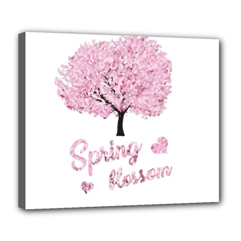 Spring Blossom  Deluxe Canvas 24  X 20   by Valentinaart