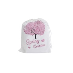 Spring Blossom  Drawstring Pouches (small)  by Valentinaart