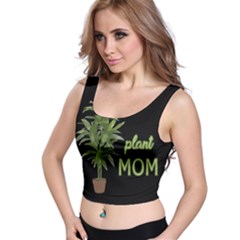 Plant Mom Crop Top by Valentinaart