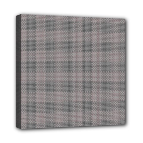 Plaid pattern Mini Canvas 8  x 8 