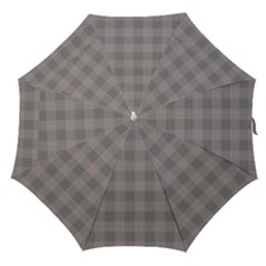 Plaid pattern Straight Umbrellas