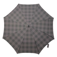Plaid pattern Hook Handle Umbrellas (Medium)