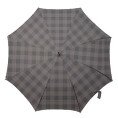 Plaid pattern Hook Handle Umbrellas (Small)