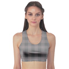 Plaid pattern Sports Bra