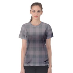 Plaid pattern Women s Sport Mesh Tee