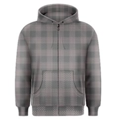 Plaid pattern Men s Zipper Hoodie