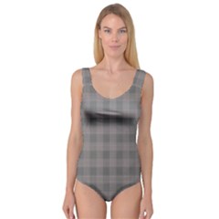 Plaid pattern Princess Tank Leotard 