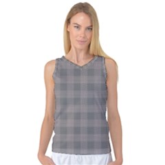 Plaid pattern Women s Basketball Tank Top