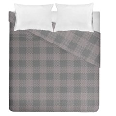 Plaid pattern Duvet Cover Double Side (Queen Size)