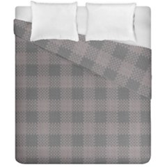 Plaid pattern Duvet Cover Double Side (California King Size)