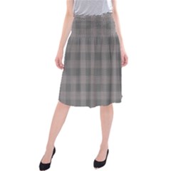 Plaid pattern Midi Beach Skirt