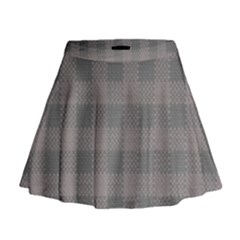 Plaid pattern Mini Flare Skirt
