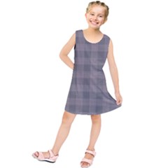 Plaid pattern Kids  Tunic Dress