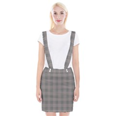 Plaid pattern Braces Suspender Skirt