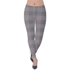 Plaid pattern Velvet Leggings