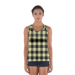 Plaid Pattern Women s Sport Tank Top  by ValentinaDesign