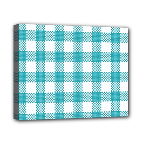 Plaid pattern Canvas 10  x 8 