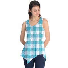 Plaid pattern Sleeveless Tunic