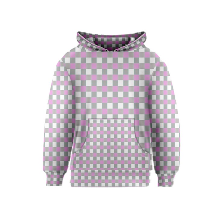 Plaid pattern Kids  Pullover Hoodie