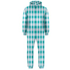 Plaid Pattern Hooded Jumpsuit (men)  by ValentinaDesign