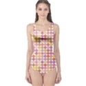 Multicolored Floral Pattern One Piece Swimsuit View1