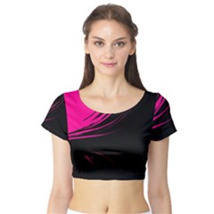 Colors Short Sleeve Crop Top (tight Fit) by ValentinaDesign