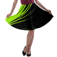 Colors A-line Skater Skirt