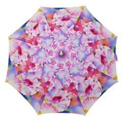 Colorful Abstract Floral Design Straight Umbrellas by GabriellaDavid