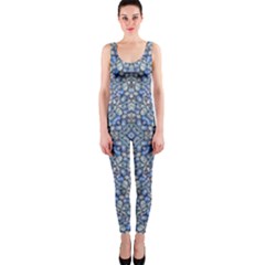 Geometric Luxury Ornate Onepiece Catsuit by dflcprintsclothing