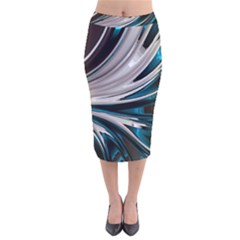 Colors Velvet Midi Pencil Skirt by ValentinaDesign