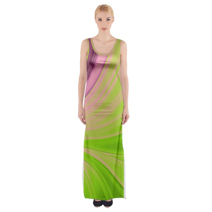 Colors Maxi Thigh Split Dress