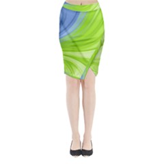 Colors Midi Wrap Pencil Skirt by ValentinaDesign