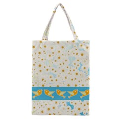 Birds And Daisies Classic Tote Bag by linceazul