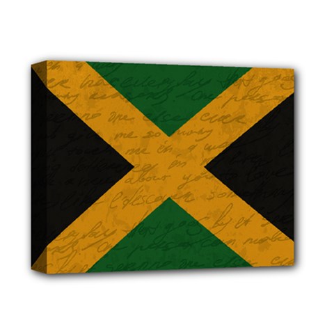 Vintage Flag - Jamaica Deluxe Canvas 14  X 11  by ValentinaDesign