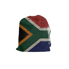 Vintage Flag - South Africa Drawstring Pouches (medium)  by ValentinaDesign