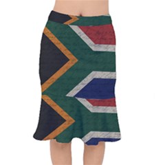 Vintage Flag - South Africa Mermaid Skirt by ValentinaDesign