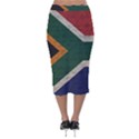 Vintage flag - South Africa Velvet Midi Pencil Skirt View2