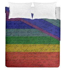 Vintage Flag - Pride Duvet Cover Double Side (queen Size) by ValentinaDesign