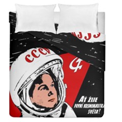 Valentina Tereshkova Duvet Cover Double Side (queen Size) by Valentinaart