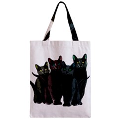 Cats Zipper Classic Tote Bag