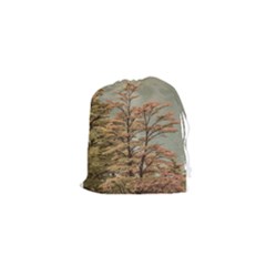 Landscape Scene Colored Trees At Glacier Lake  Patagonia Argentina Drawstring Pouches (xs)  by dflcprints