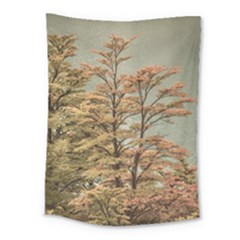 Landscape Scene Colored Trees At Glacier Lake  Patagonia Argentina Medium Tapestry by dflcprints