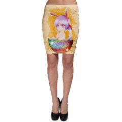 Easter Bunny Furry Bodycon Skirt by Catifornia