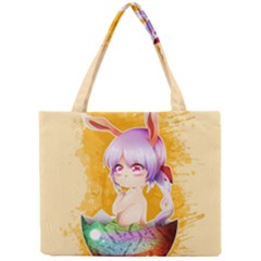 Easter Bunny Furry Mini Tote Bag by Catifornia
