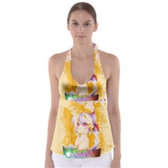 Easter Bunny Furry Babydoll Tankini Top by Catifornia