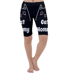 Love My Cat Mommy Cropped Leggings  by Catifornia