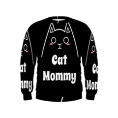 Love My Cat Mommy Kids  Sweatshirt by Catifornia